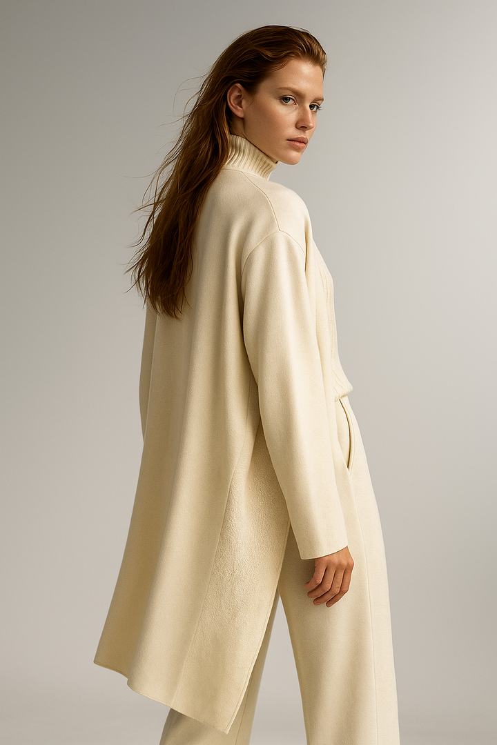 Valerie | Three Piece Ribbed Knit Set