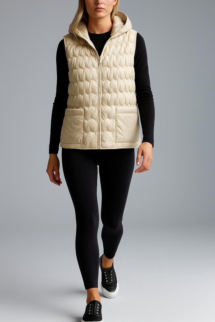 Gabrielle | 90% Down Hooded Vest