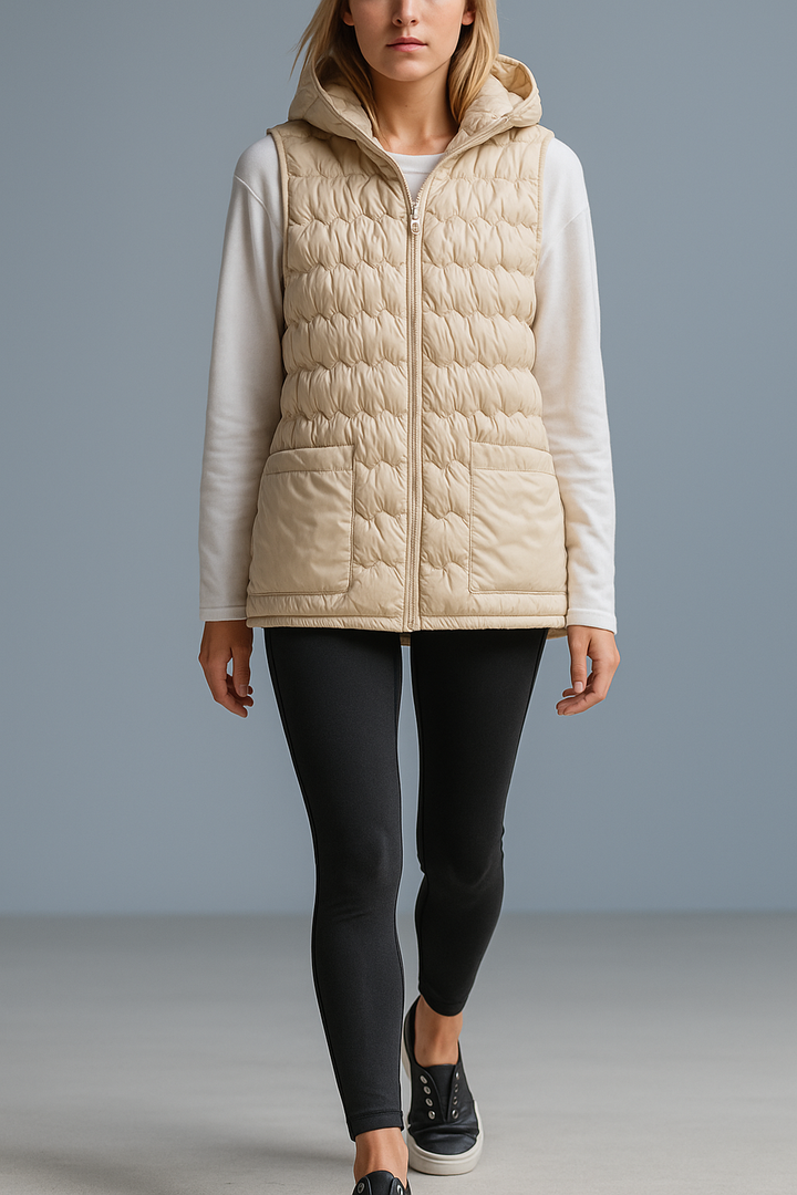 Gabrielle | 90% Down Hooded Vest