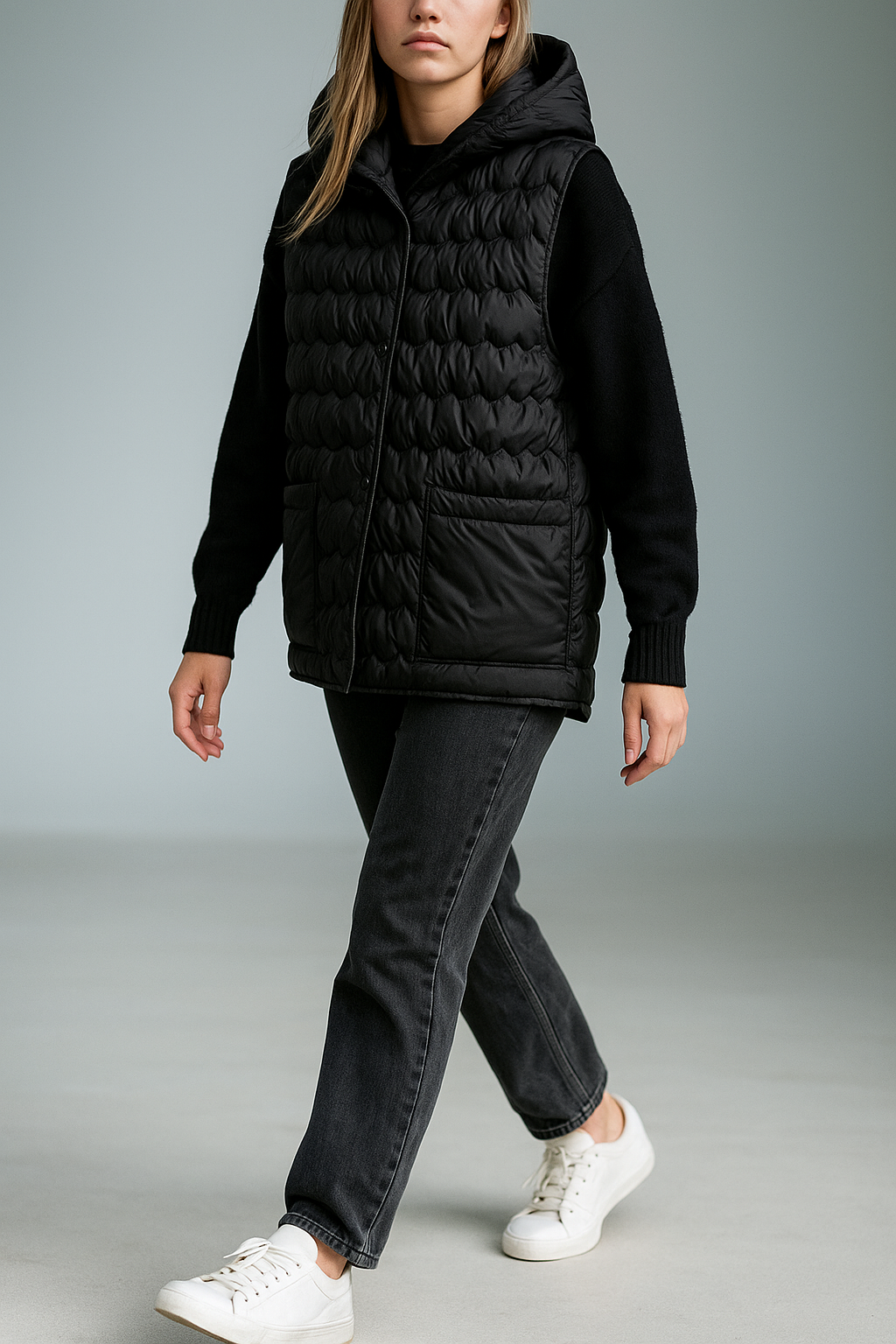 Gabrielle | 90% Down Hooded Vest