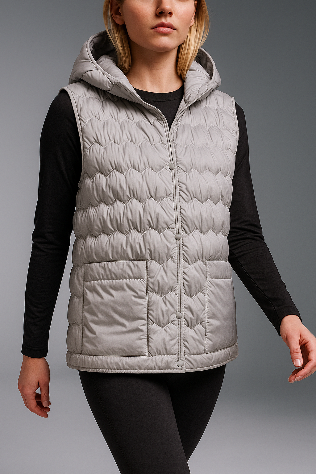 Gabrielle | 90% Down Hooded Vest
