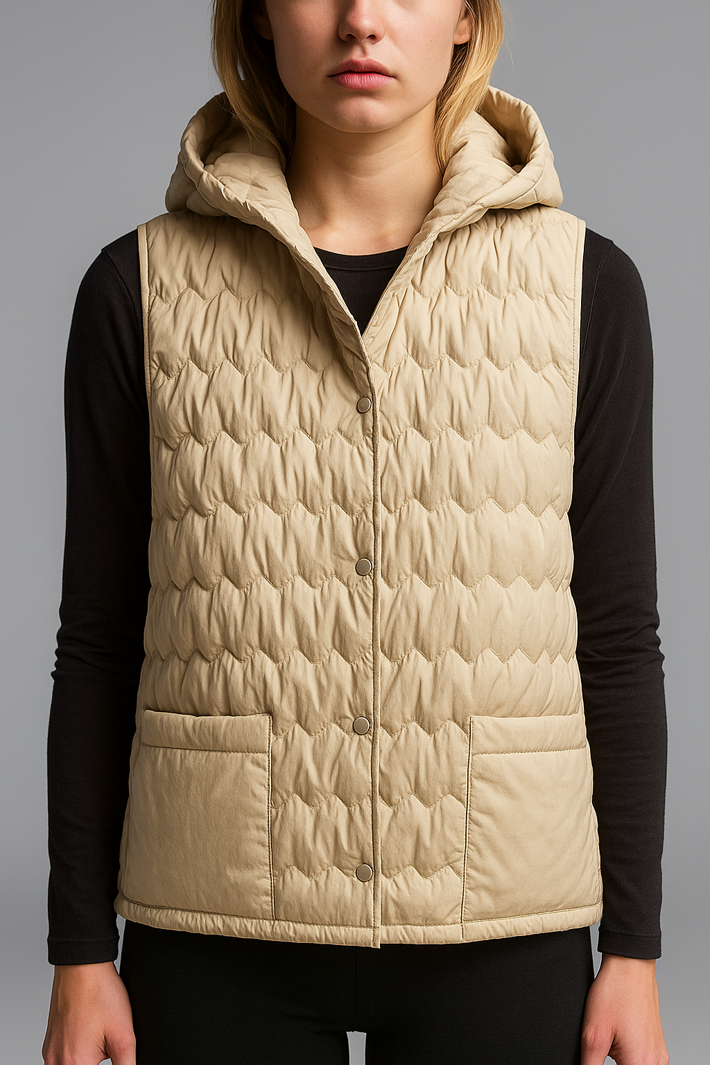 Gabrielle | 90% Down Hooded Vest