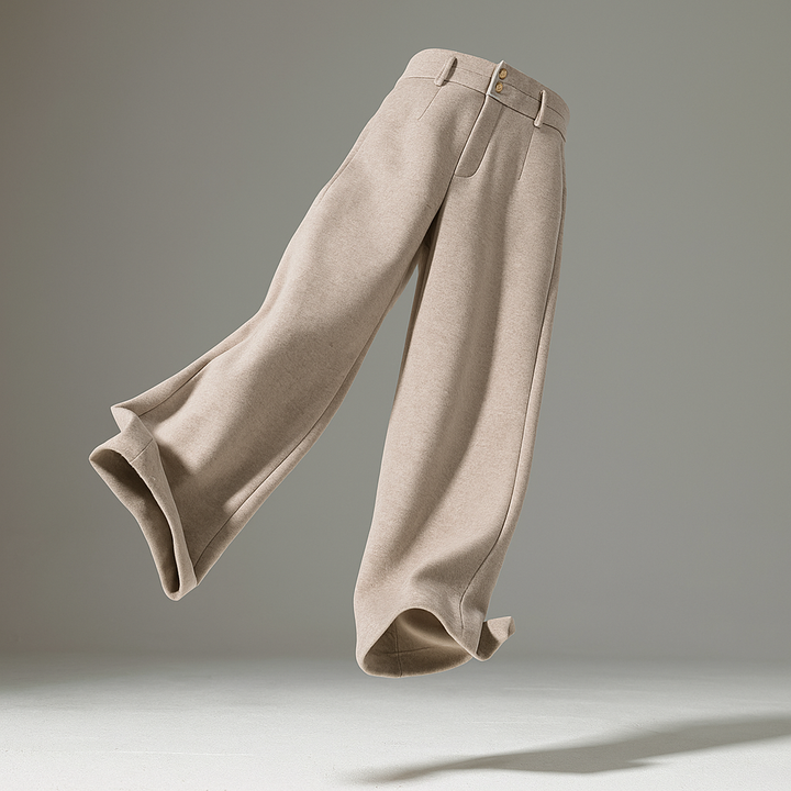 Lucile | 50% Wool Wide Leg Trousers
