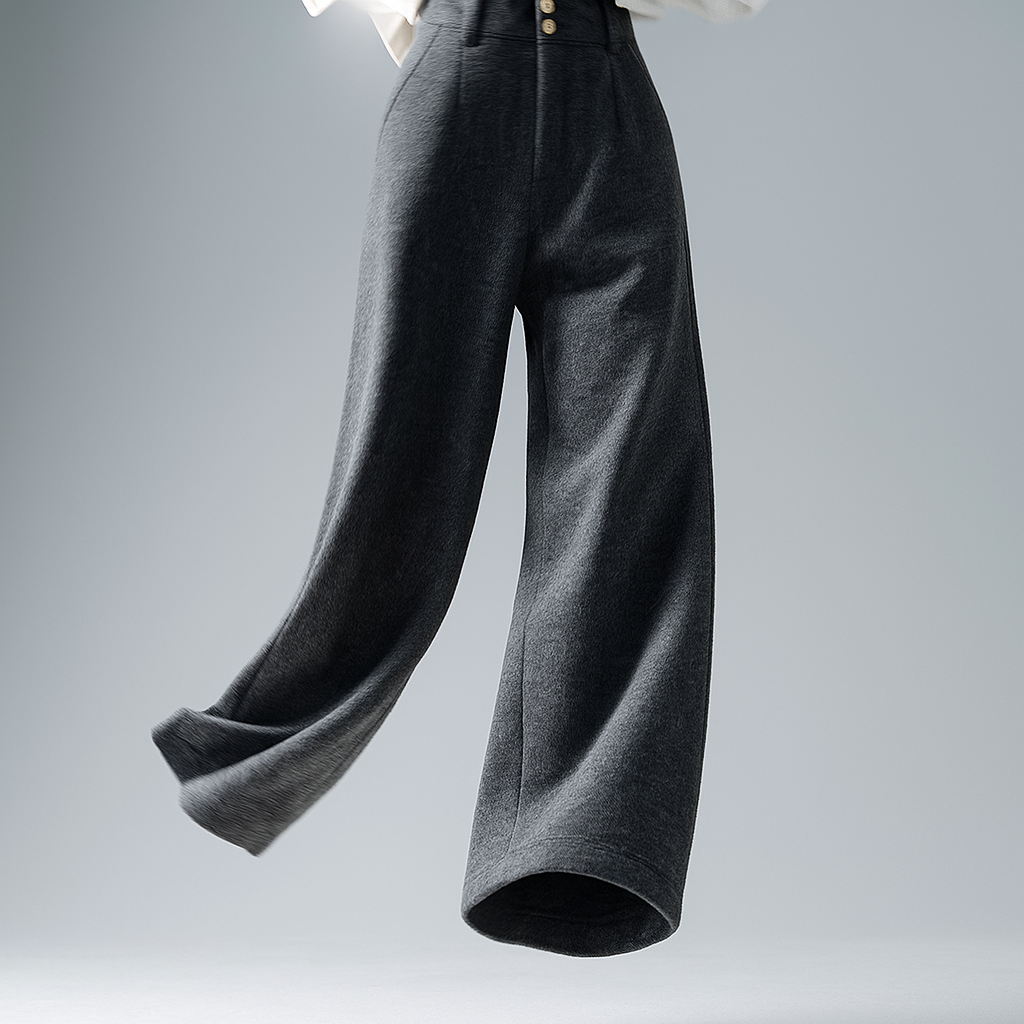 Lucile | 50% Wool Wide Leg Trousers