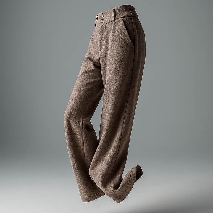 Lucile | 50% Wool Wide Leg Trousers