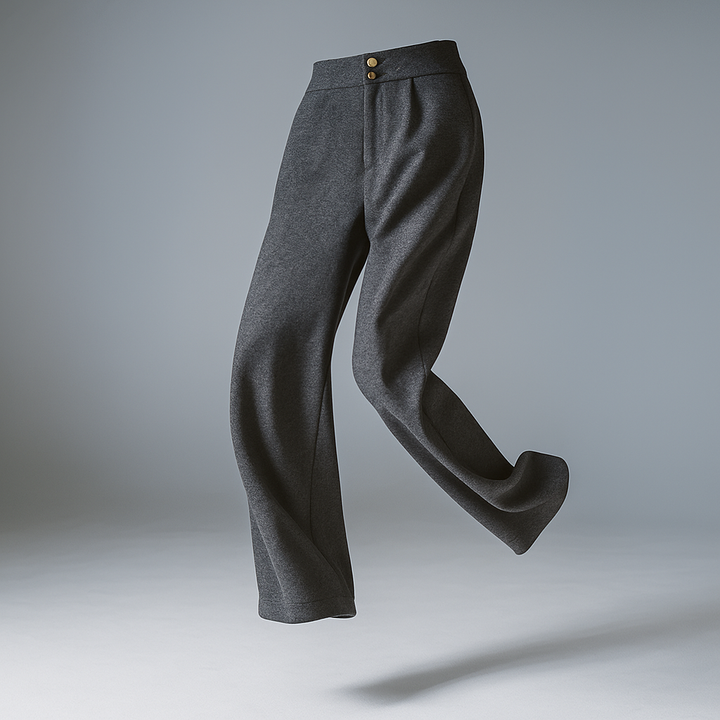 Lucile | 50% Wool Wide Leg Trousers