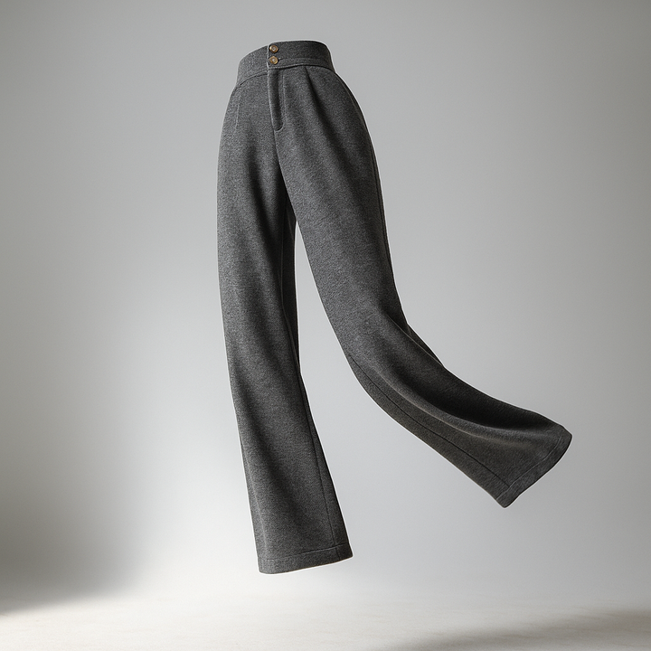 Lucile | 50% Wool Wide Leg Trousers