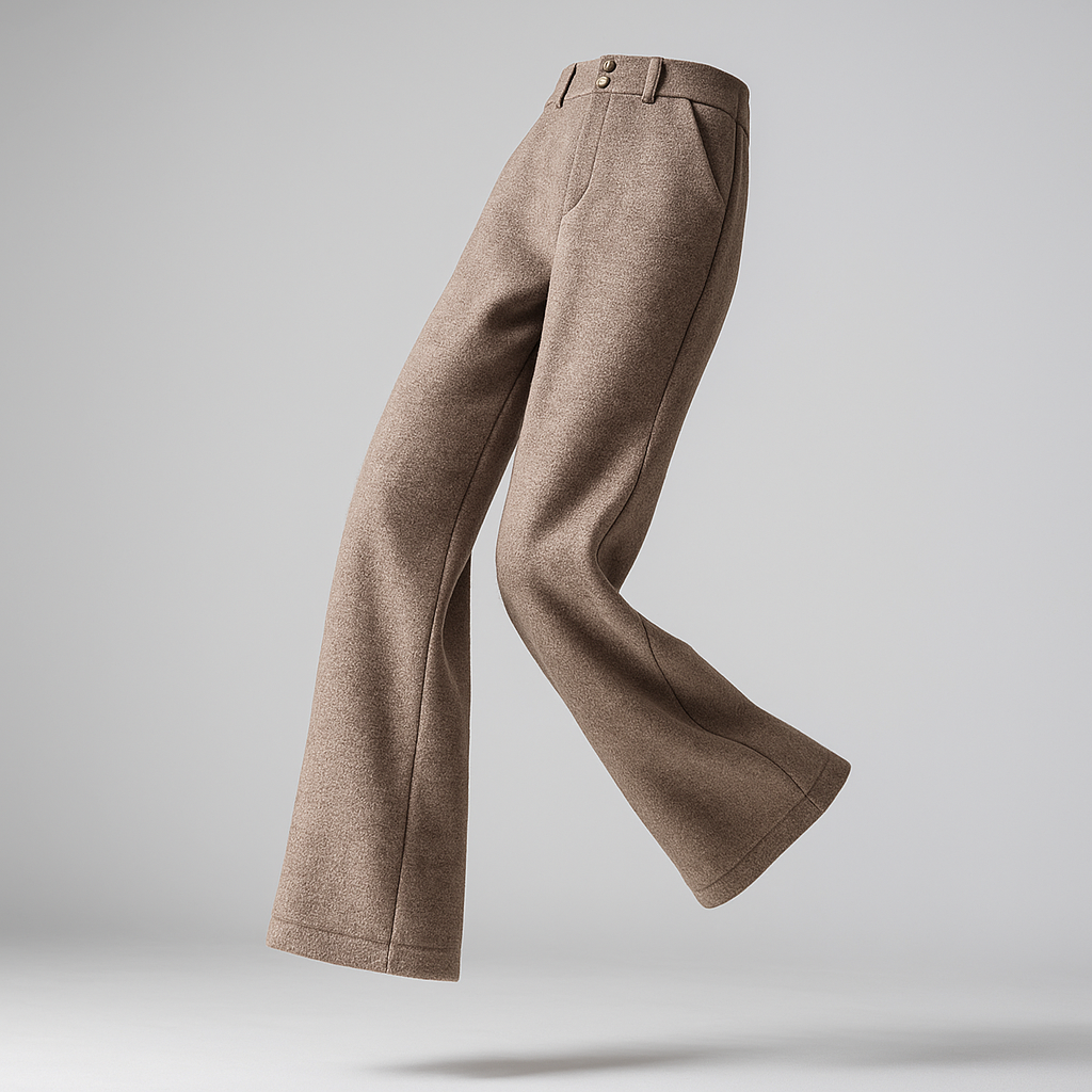 Lucile | 50% Wool Wide Leg Trousers