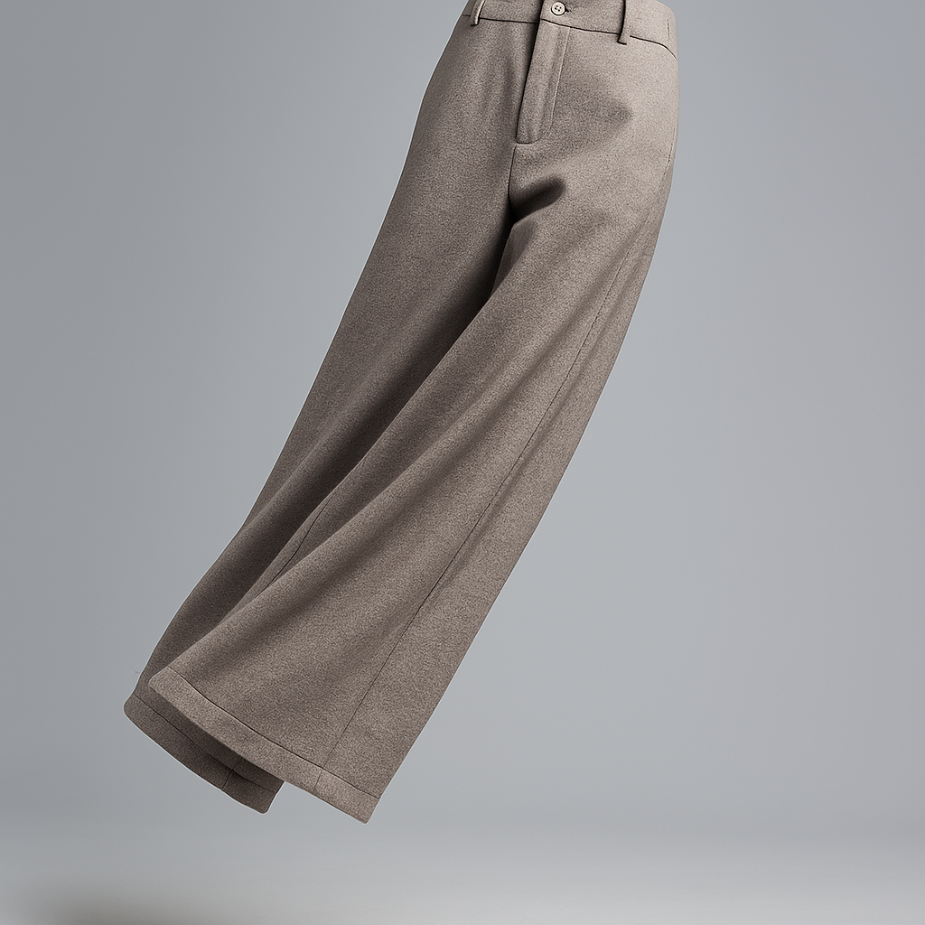 Lucile | 50% Wool Wide Leg Trousers