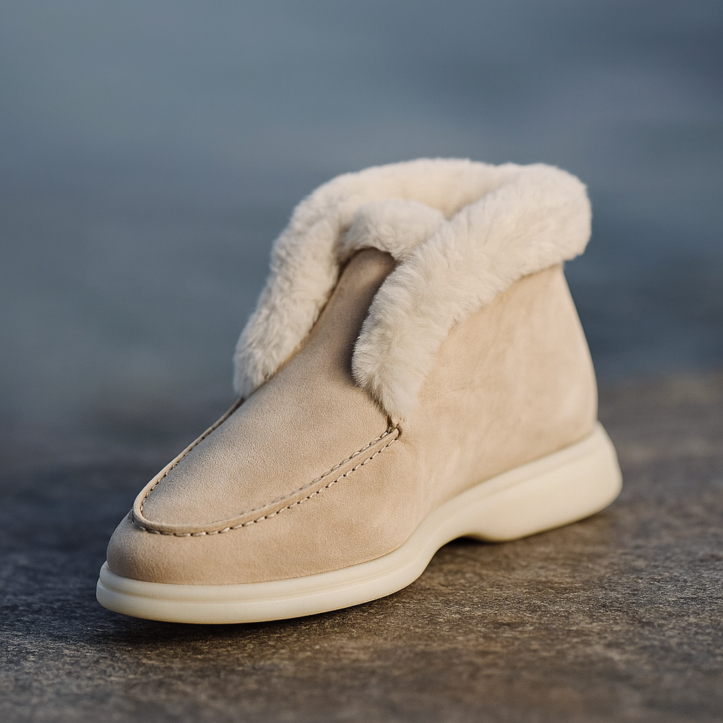 Lila | Shearling-Lined Loafer Boots