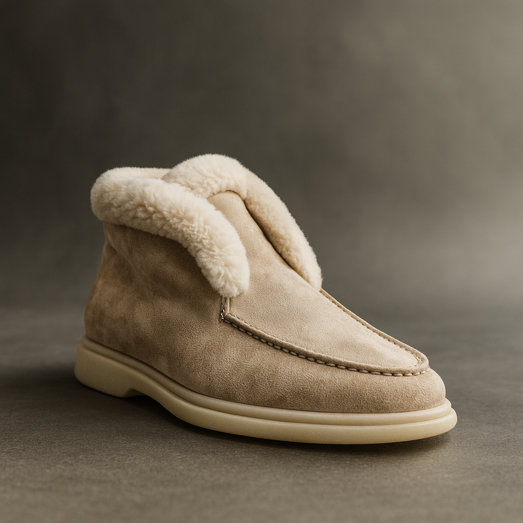Lila | Shearling-Lined Loafer Boots