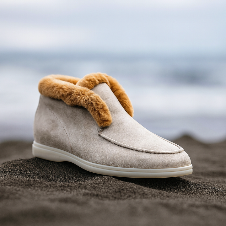 Lila | Shearling-Lined Loafer Boots