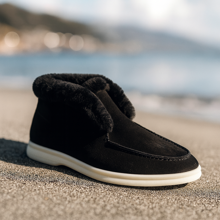 Lila | Shearling-Lined Loafer Boots