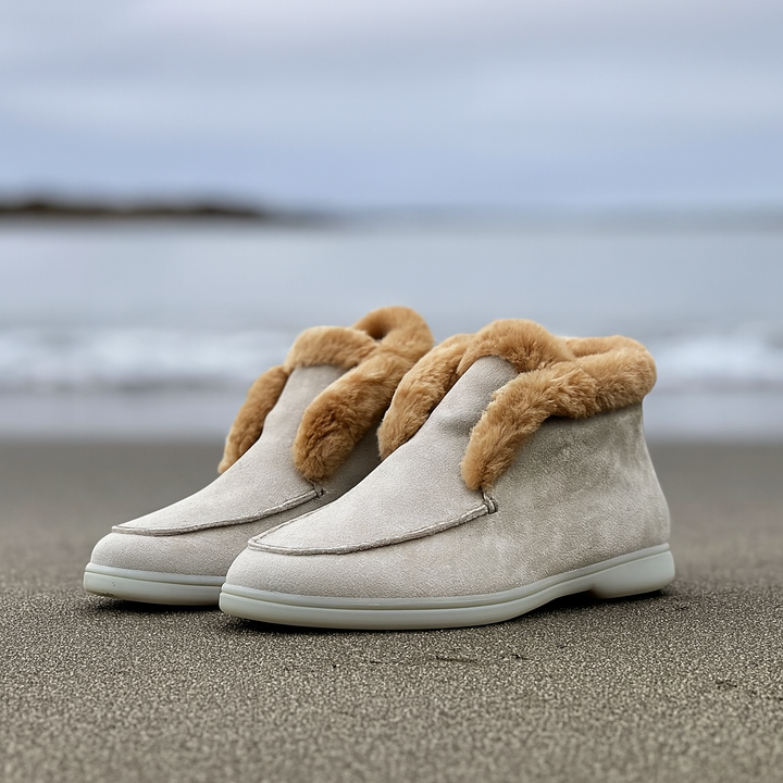 Lila | Shearling-Lined Loafer Boots