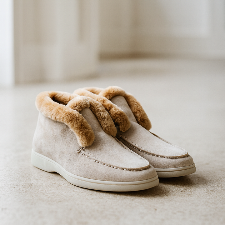Lila | Shearling-Lined Loafer Boots