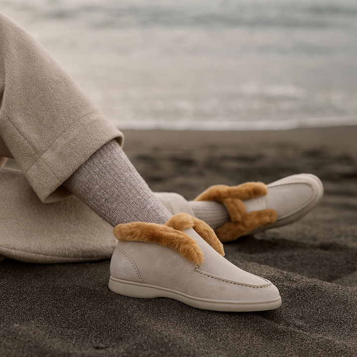 Lila | Shearling-Lined Loafer Boots