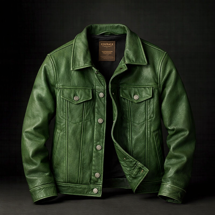 Ferreol | Vintage Fade Leather Jacket