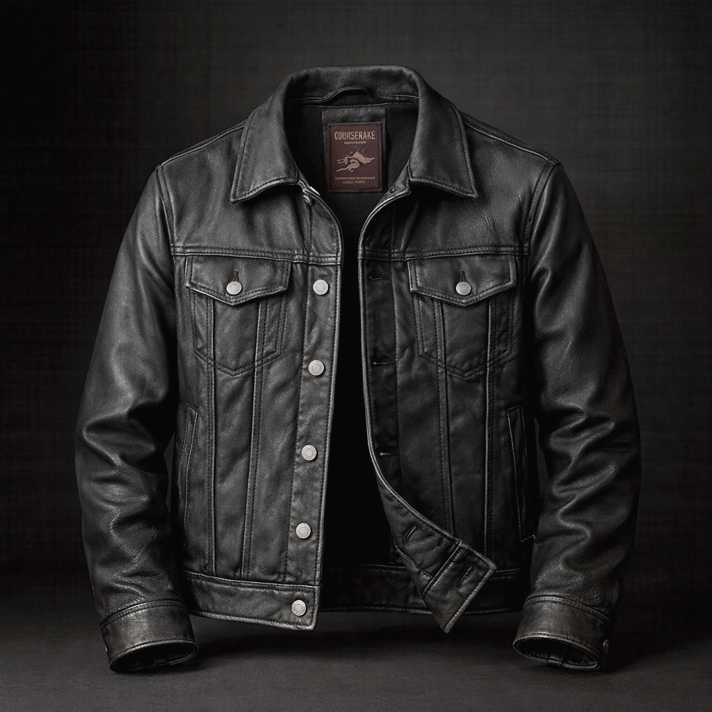 Ferreol | Vintage Fade Leather Jacket