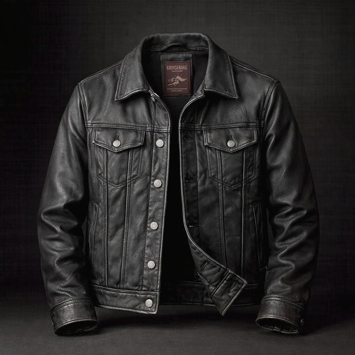 Ferreol | Vintage Fade Leather Jacket