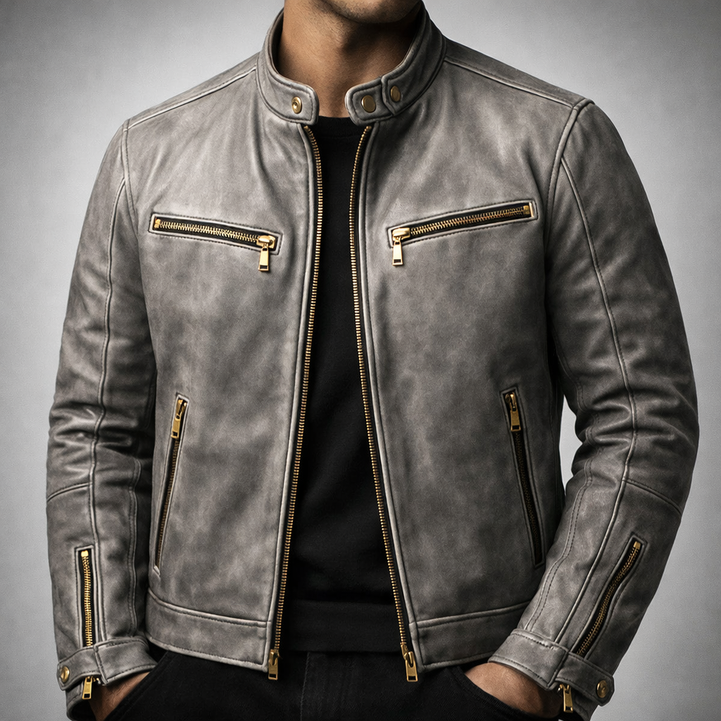 Gontran | Vintage Polish Leather Jacket