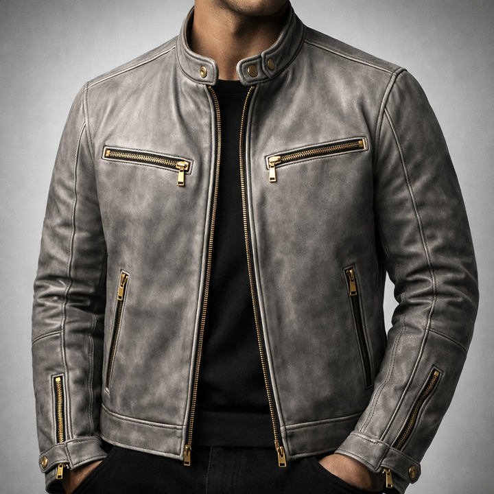 Gontran | Vintage Polish Leather Jacket