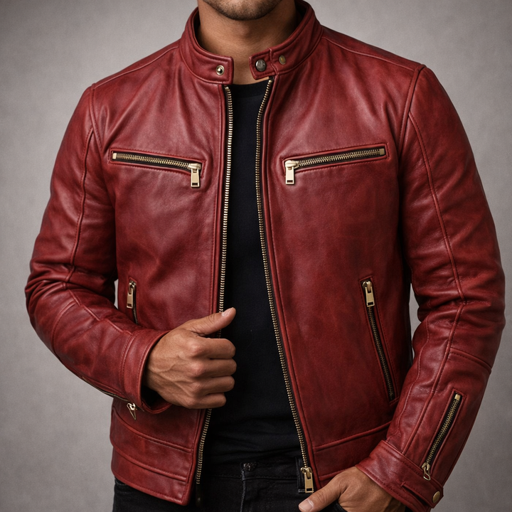 Gontran | Vintage Polish Leather Jacket