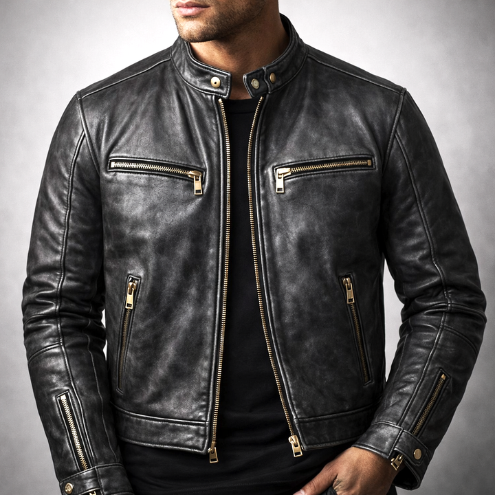 Gontran | Vintage Polish Leather Jacket