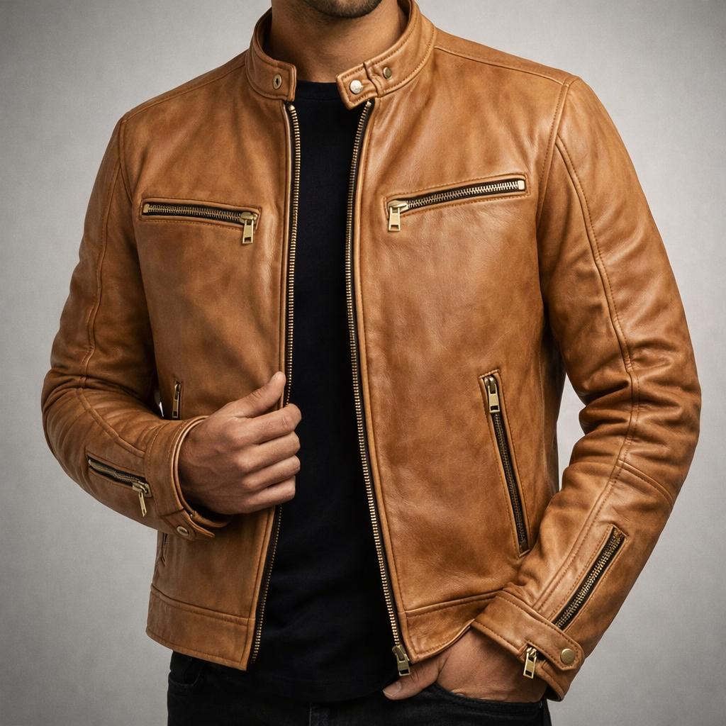 Gontran | Vintage Polish Leather Jacket