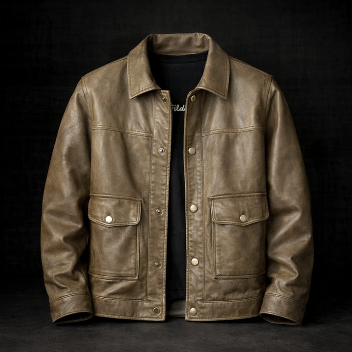 Aristide | Leather Trucker Jacket