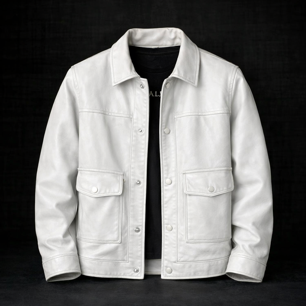 Aristide | Leather Trucker Jacket