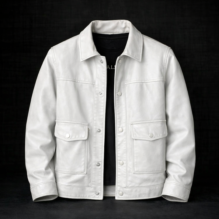 Aristide | Leather Trucker Jacket