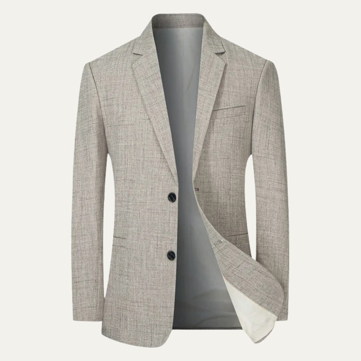 Lionel | Cotton Blend Two-Button Blazer