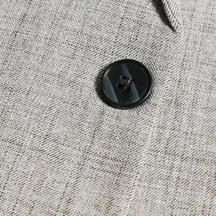 Lionel | Cotton Blend Two-Button Blazer