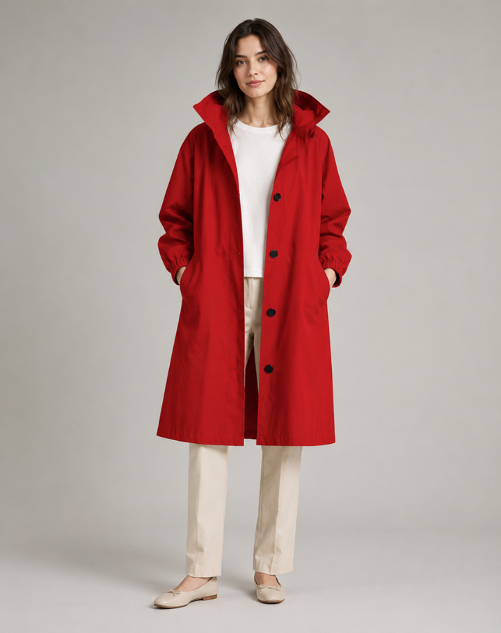 Adelaide | Hooded Water-Resistant Trench