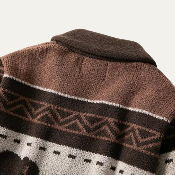 Clovis | Buffalo Check Zip Cardigan
