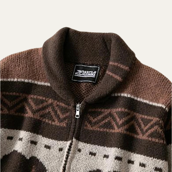 Clovis | Buffalo Check Zip Cardigan