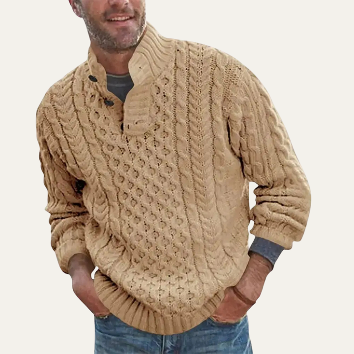 Cléophas | Chunky Cable Knit Sweater