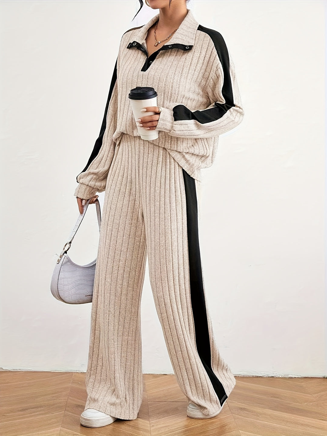 Hermance | Contrast Bound Two Piece Set