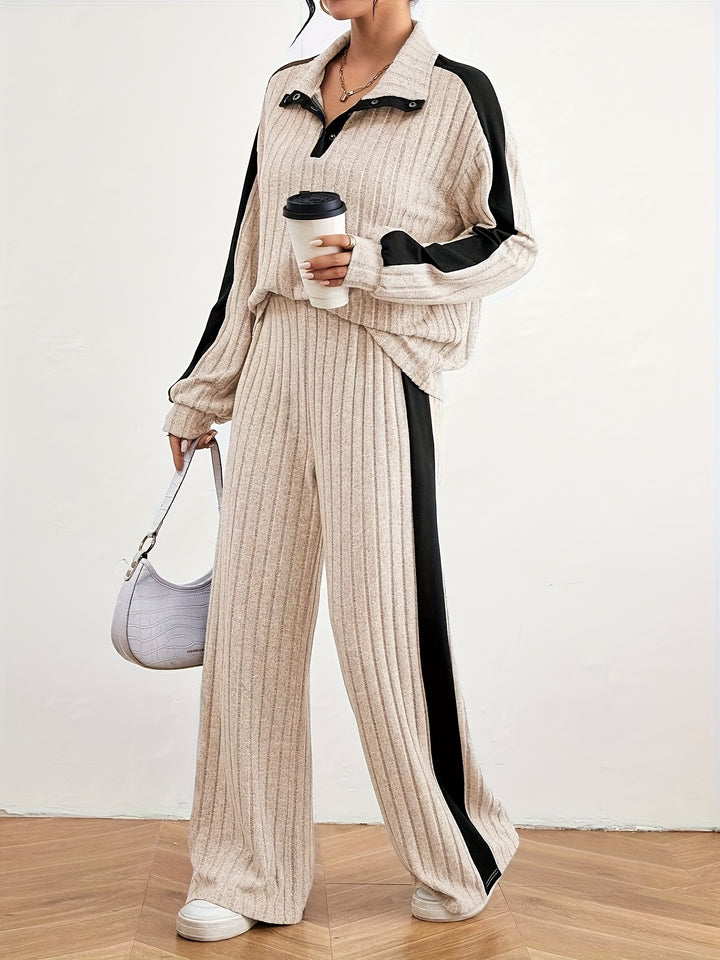 Hermance | Contrast Bound Two Piece Set