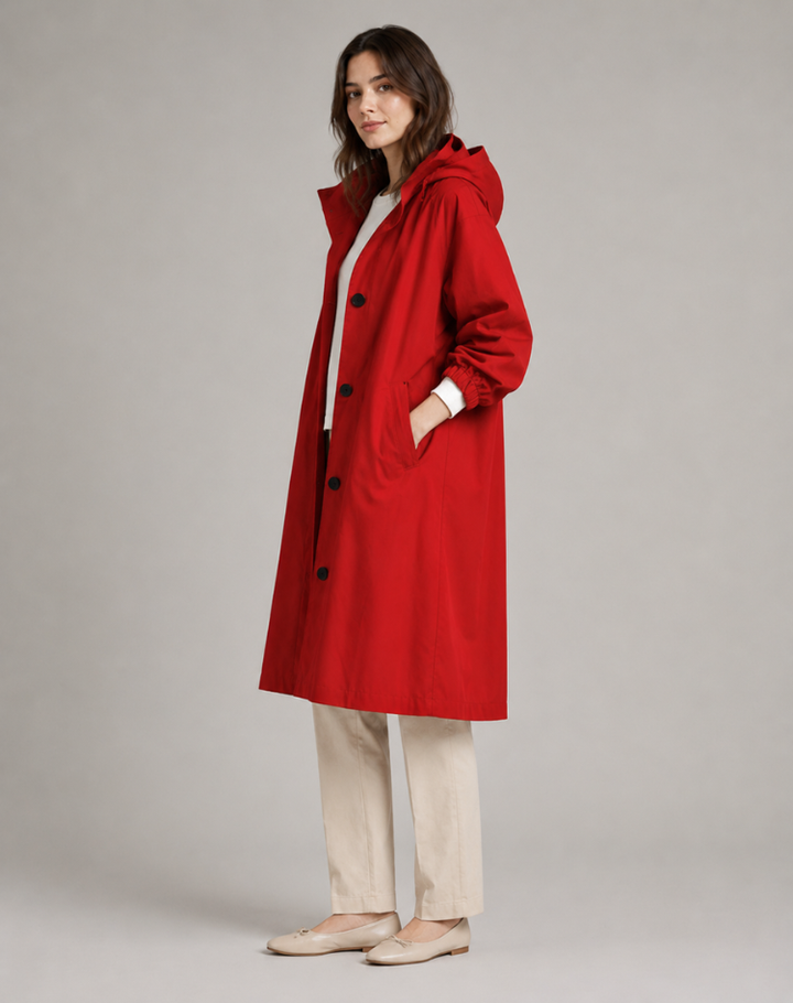 Adelaide | Hooded Water-Resistant Trench
