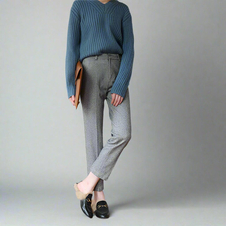 Colombine | 45% Wool Straight Leg Pants