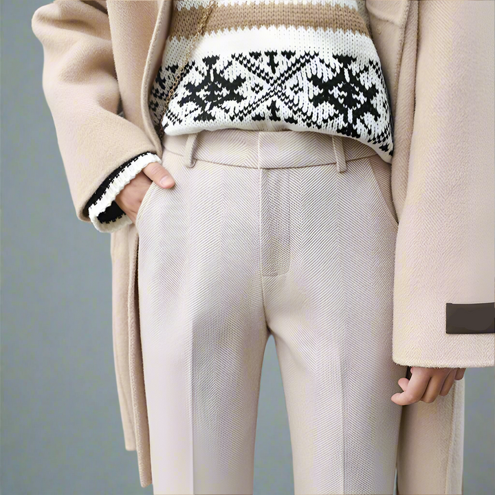 Colombine | 45% Wool Straight Leg Pants