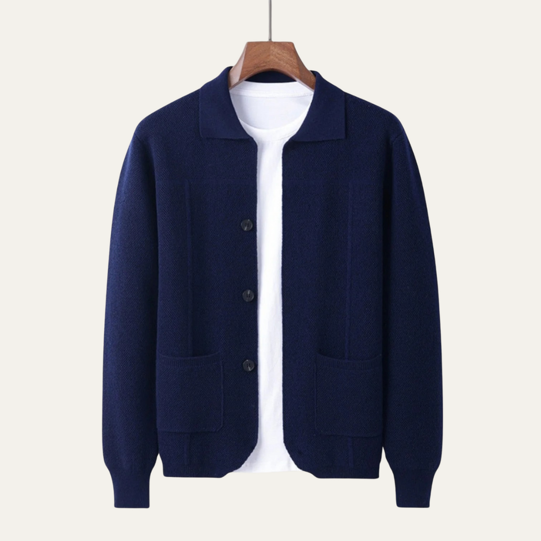 Nicolas | Button Front Knit Cardigan