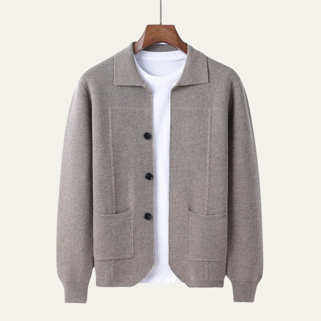 Nicolas | Button Front Knit Cardigan