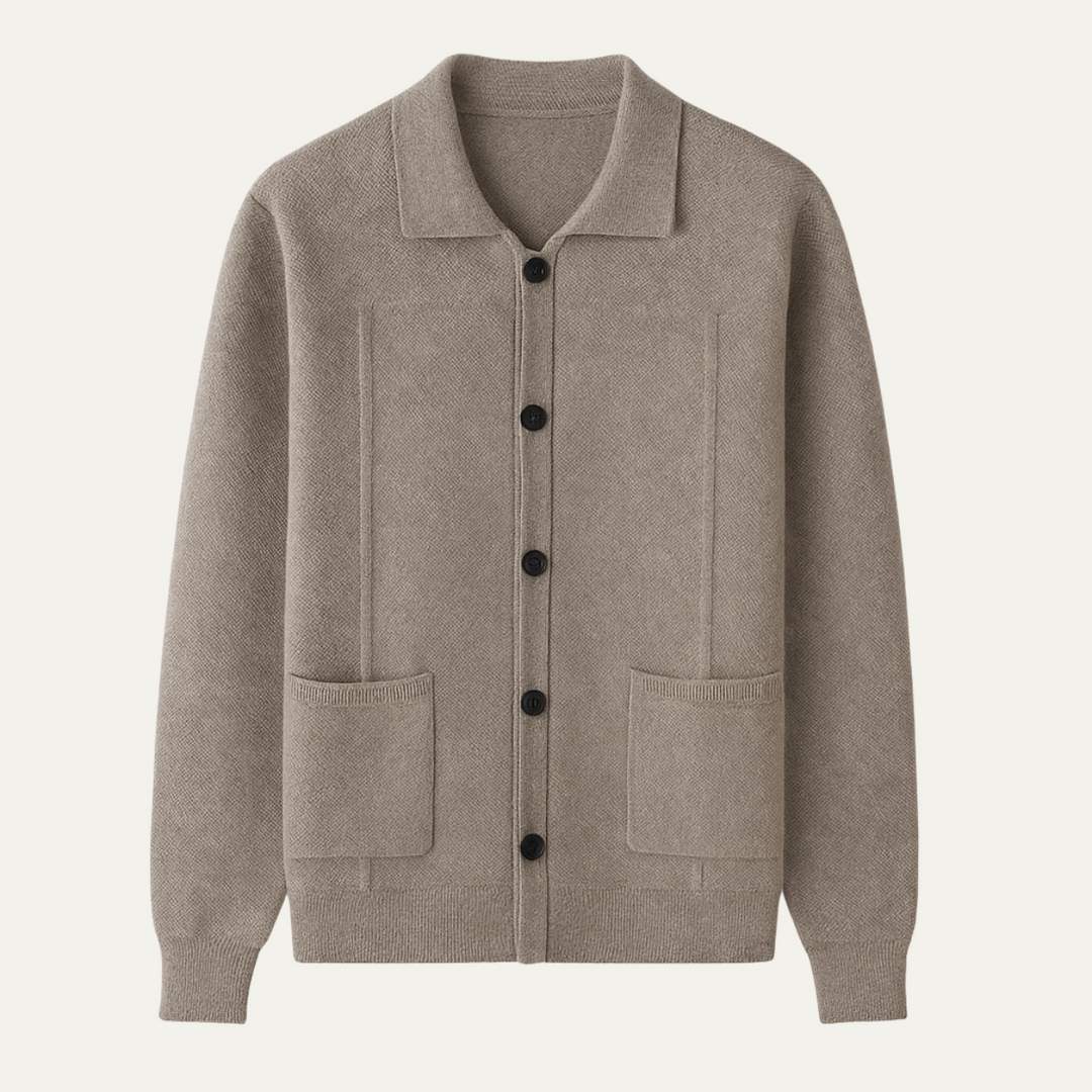 Nicolas | Button Front Knit Cardigan