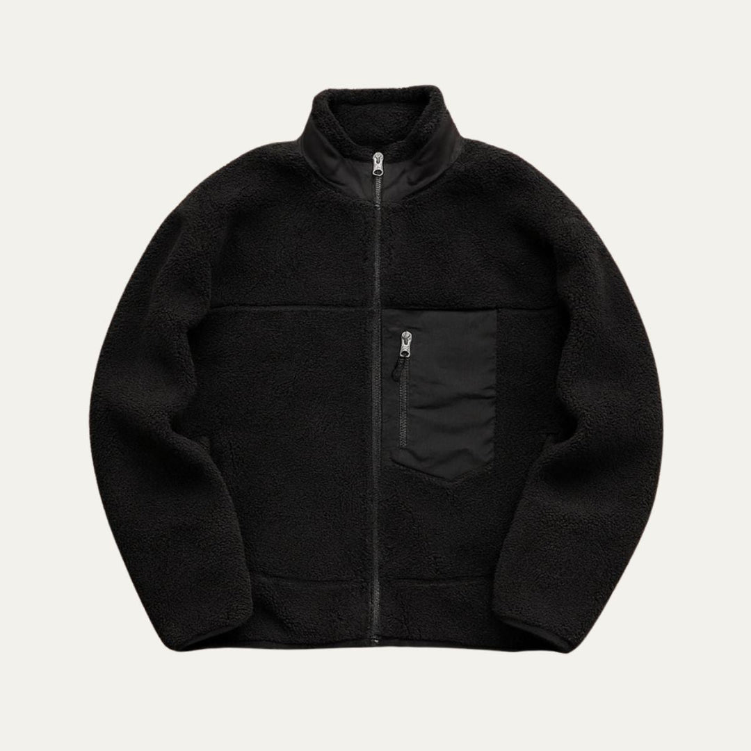 Ovila | Fleece Lined Teddy Wool Jacket