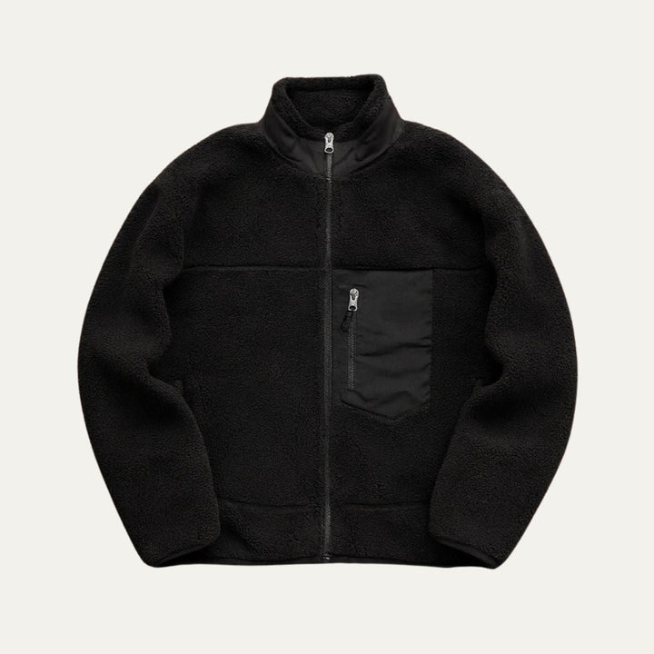 Ovila | Fleece Lined Teddy Wool Jacket