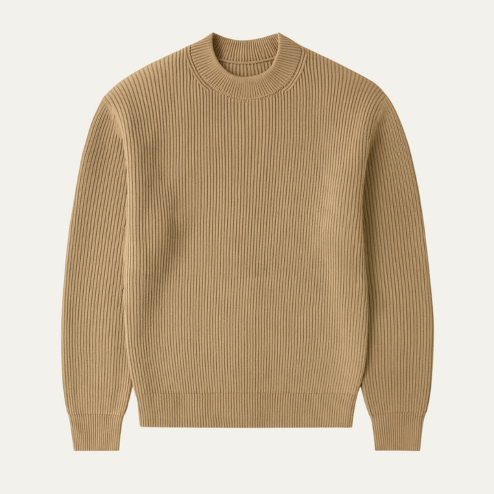Paulin | Wool Blend Ribbed Crew Neck