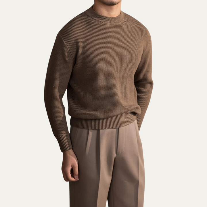 Paulin | Wool Blend Ribbed Crew Neck