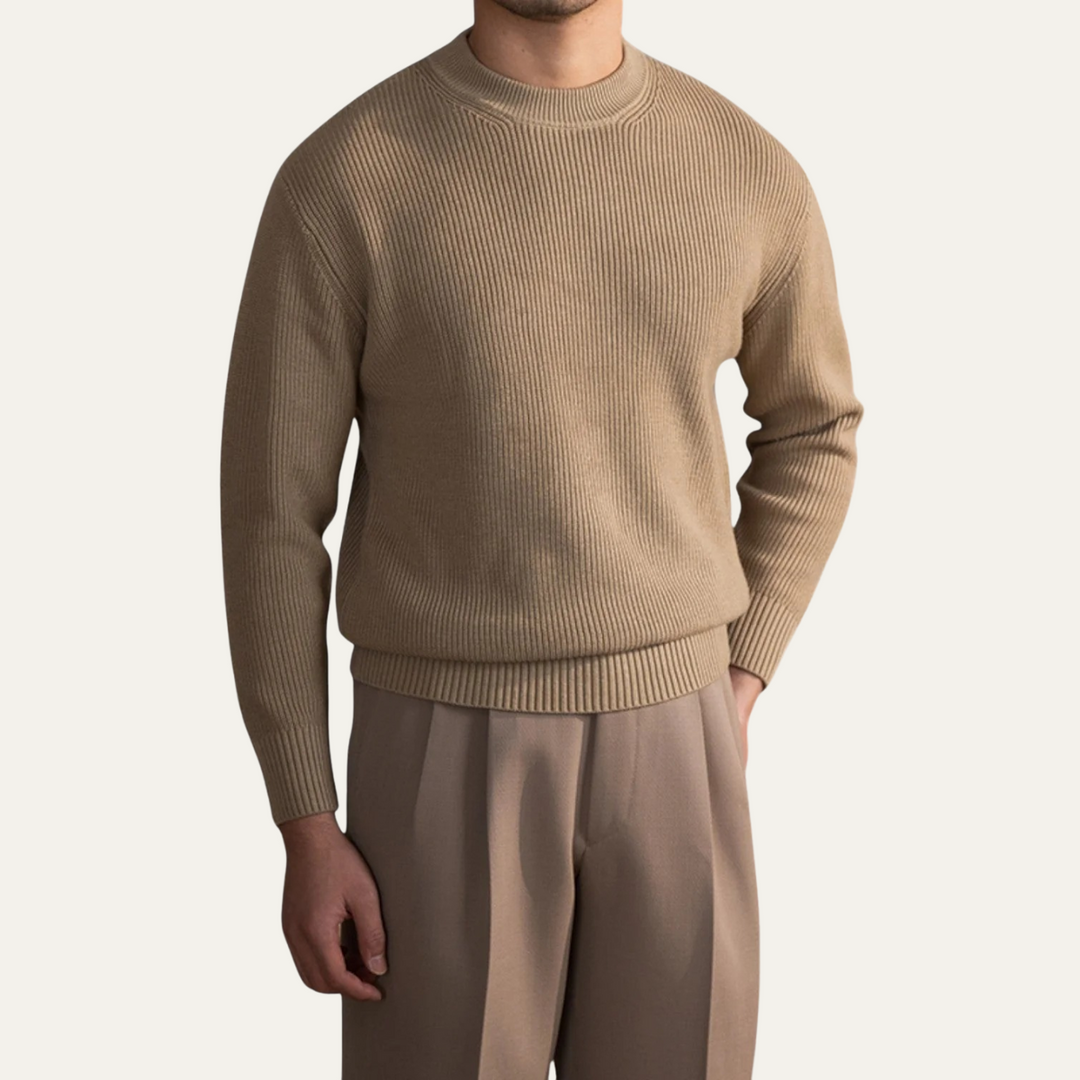 Paulin | Wool Blend Ribbed Crew Neck